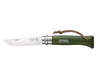 Opinel Nóż Colorama 08 Khaki+ rzemień