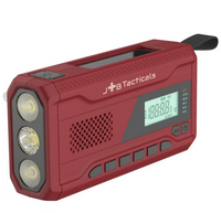 JB Tacticals Przenośne Radio Awaryjne Solarne z Powerbankiem i Latarką LED