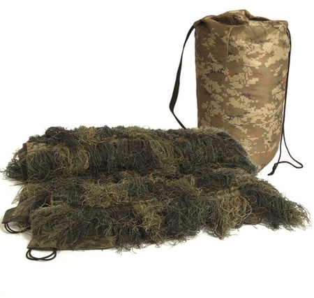 Mil-Tec Siatka Maskująca Ghillie Cover Anti Fire Pro 140x100cm