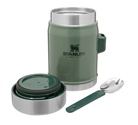 Stanley Termos Obiadowy ze Sztućcem CLASSIC 0,4L Hammertone Green