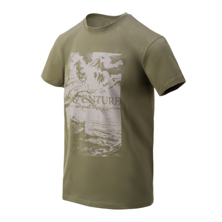 Helikon-Tex T-Shirt Adventure Is Out There Oliwkowy