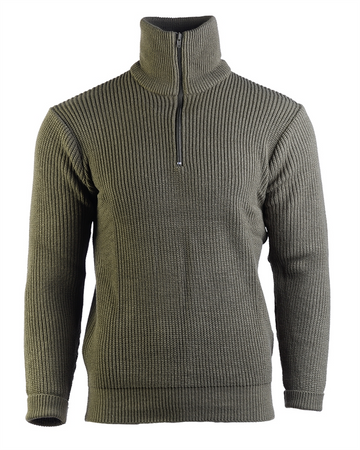 Mil-Tec Sweter Troyer Oliwkowy