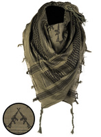Mil-Tec Chusta Bandana Shemagh Rifles Oliwkowo Czarna