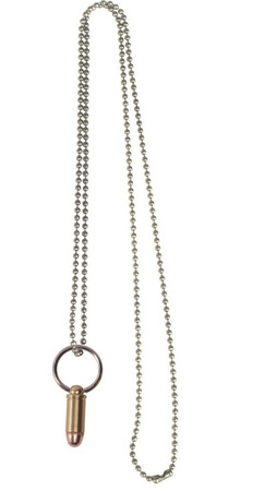 Mil-Tec Naszyjnik w Kształcie Pocisku Kaliber 9mm