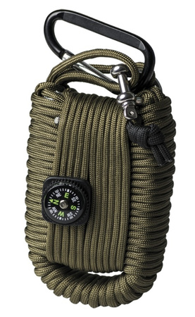 Mil-Tec Zestaw Surwiwalowy Paracord Duży Oliwkowy