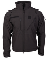 Mil-Tec Kurtka Przeciwdeszczowa SCU 14 Softshell Czarna