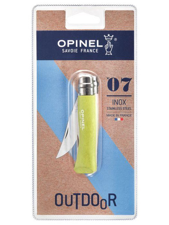 Opinel Nóż Colorama 07 Anise w Blistrze