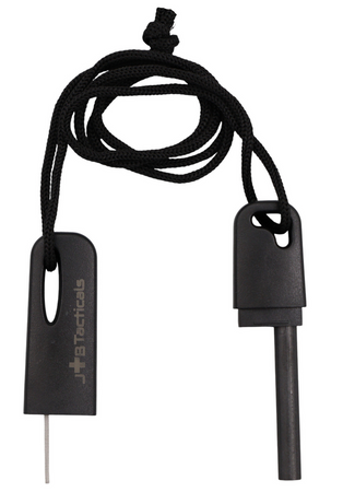 JB Tacticals Krzesiwo Ferrocerowe JB-03 Zamykane - Czarne