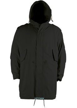 Mil-Tec Parka z Kapturem Fishtail Czarna