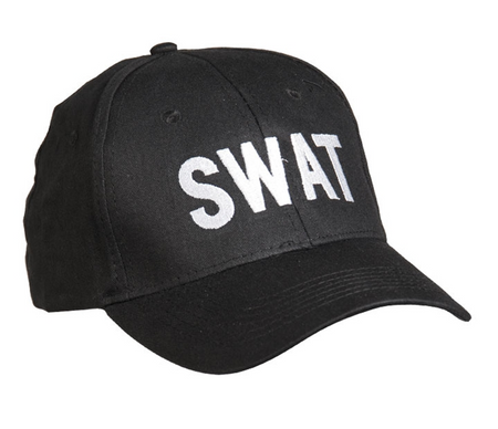 Mil-Tec Czapka z Daszkiem "SWAT" Czarna