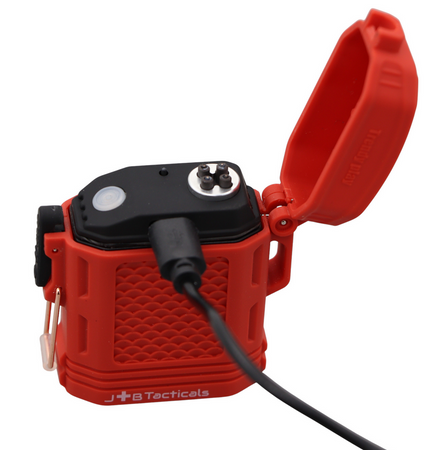 JB Tacticals Zapalniczka Plazmowa Survivalowa USB-C Czerwona