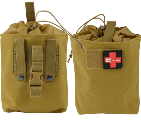 JB Tacticals Torba Zrzutowa System MOLLE – Brązowy