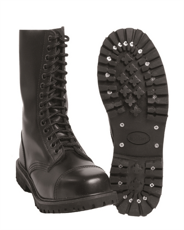 Mil-Tec Buty INVADER High 14 Oczkowe Czarne