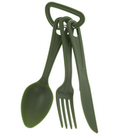 Mil-Tec Zestaw Sztućców 3-Częściowy US Oliwkowy