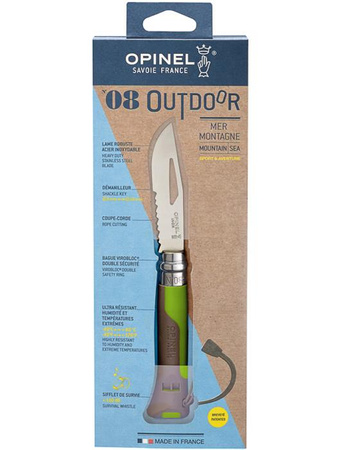Opinel Nóż Outdoor Earth-Green 08