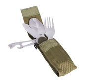 Mil-Tec Zestaw Sztućców z Nożem Kuchennym