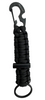 JB Tacticals Brelok Karabińczyk Paracord z Krzesiwem JB-35 - Czarny
