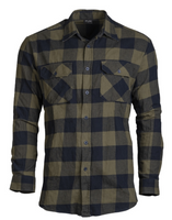 Mil-Tec Koszula "Drwala" Flanelowa Czarna/Oliwkowa