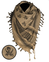 Mil-Tec Chusta Bandana Skull Coyote Czarna