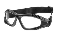 Mil-Tec Okulary Commando Brille Air Pro Czarne z Soczewkami Klar