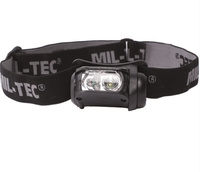 Mil-Tec Latarka Czołowa Kopflampe 4-Farbig Czarna