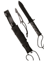 Mil-Tec Nóż Bojowy Messer Czarny