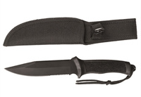 Mil-Tec Nóż Bojowy M.Gummigriff Czarny