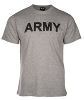 Mil-Tec T-Shirt "ARMY" Szary