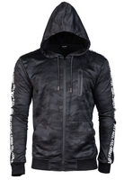 Mil-Tec Bluza Dresowa z Kapturem Ciemne Camo