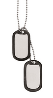 Mil-Tec Nieśmiertelnik z Łańcuszkiem Dog Tag