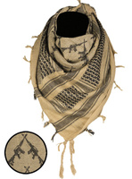 Mil-Tec Chusta Bandana Shemagh Rifles Coyote Czarna