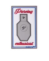 Helikon-Tex Emblemat "Piercing Enthusiast" Biały