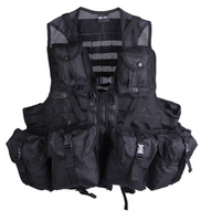 Mil-Tec Kamizelka Taktyczna 8-Kieszeniowa Czarna