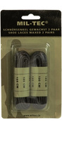 Mil-Tec Sznurówki Gewachst Czarne 180cm