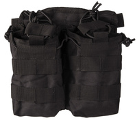 Mil-Tec Ładownica Podwójna na Magazynek Pistoletowy Open Top Czarny