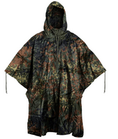 Mil-Tec Poncho Przeciwdeszczowe Rip-Stop Flecktarn