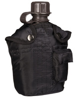 Mil-Tec Manierka 1L z Pokrowcem Czarna