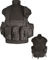 Mil-Tec Kamizelka z 6 Kieszeniami Czarna