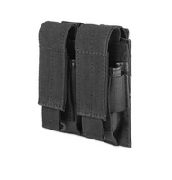 Mil-Tec Ładownica Podwójna na Magazynek Pistoletowy Czarny