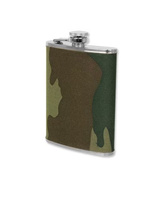 Mil-Tec Piersiówka ze Stali Nierdzewnej 220ml Woodland