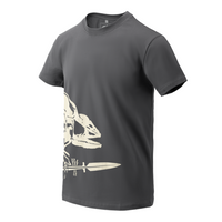 Helikon-Tex T-Shirt Full Body Skeleton Shadow Grey