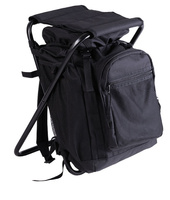 Mil-Tec Plecak ze Składanym Krzesłem 20L Czarny