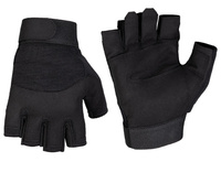 Mil-Tec Rękawice Wojskowe bez Palców Czarne