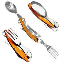 JB Tacticals Niezbędnik Turystyczny 4w1 JB-12 Pomarańczowy