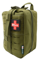 JB Tacticals Apteczka Taktyczna IFAK z Systemem Molle Lase Cut JB-02 Zielona