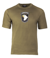 Mil-Tec T-Shirt „101st Airborne Division” Oliwkowy