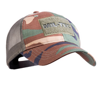Mil-Tec Czapka Baseball Cap Trucker Woodland