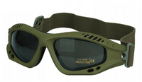 Mil-Tec Okulary Commando Air Pro Oliwkowe z Przyciemnionymi Soczewkami