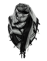 Mil-Tec Chusta Arafatka Granat 110x110cm Czarno Biała