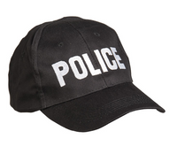 Mil-Tec Czapka z Daszkiem "Police" Czarna